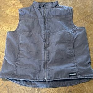 Berne Canvas Gray Work Vest Women's XL
